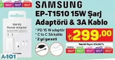 SAMSUNG 15 W ŞARJ ADAPTÖRÜ